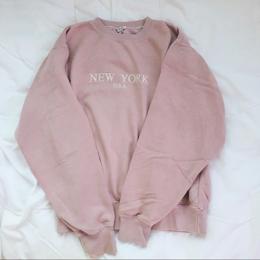 brandy melville pink erica sweater